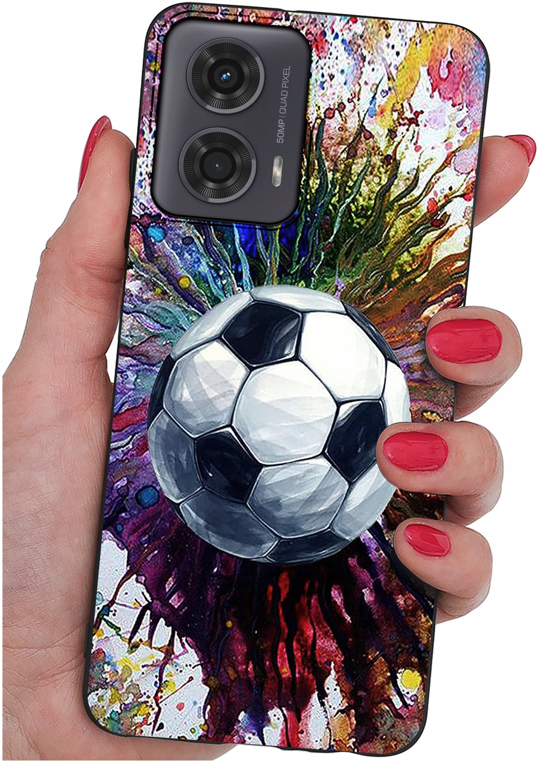 Etui do Motorola Moto G24 |G24 POWER |G04 |E14 WZORY |SILIKONOWE MATT SZKŁO