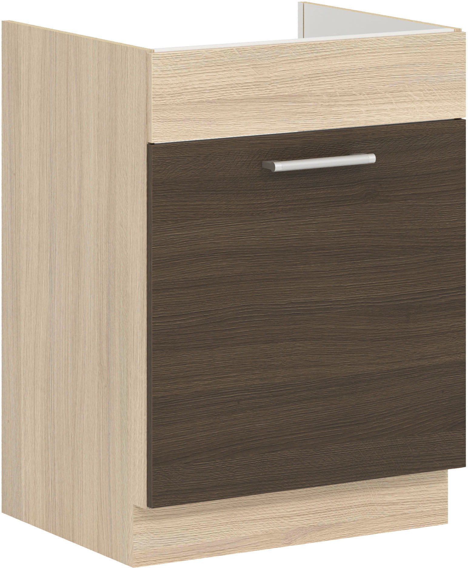 Szafka dolna kuchenna pod zlewozmywak MODENA MD18/D60Z rijeka ciemna