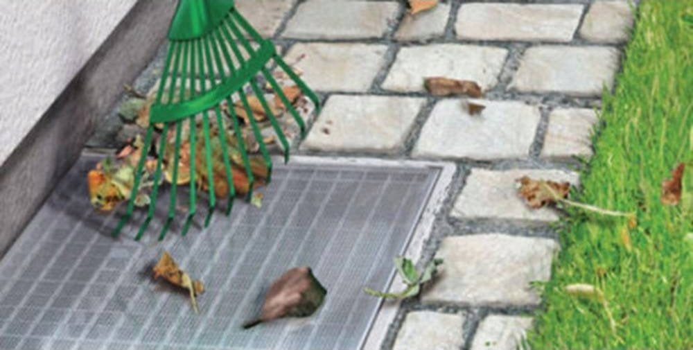 Tesa tesa Fliegengitter Insect Stop Lichtschacht-Abdeckung alumin