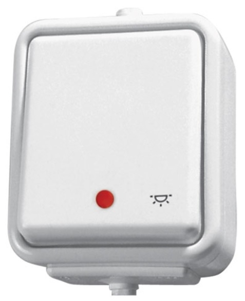 Schneider Electric Przycisk światło podświetlany biały - WNT102CS01