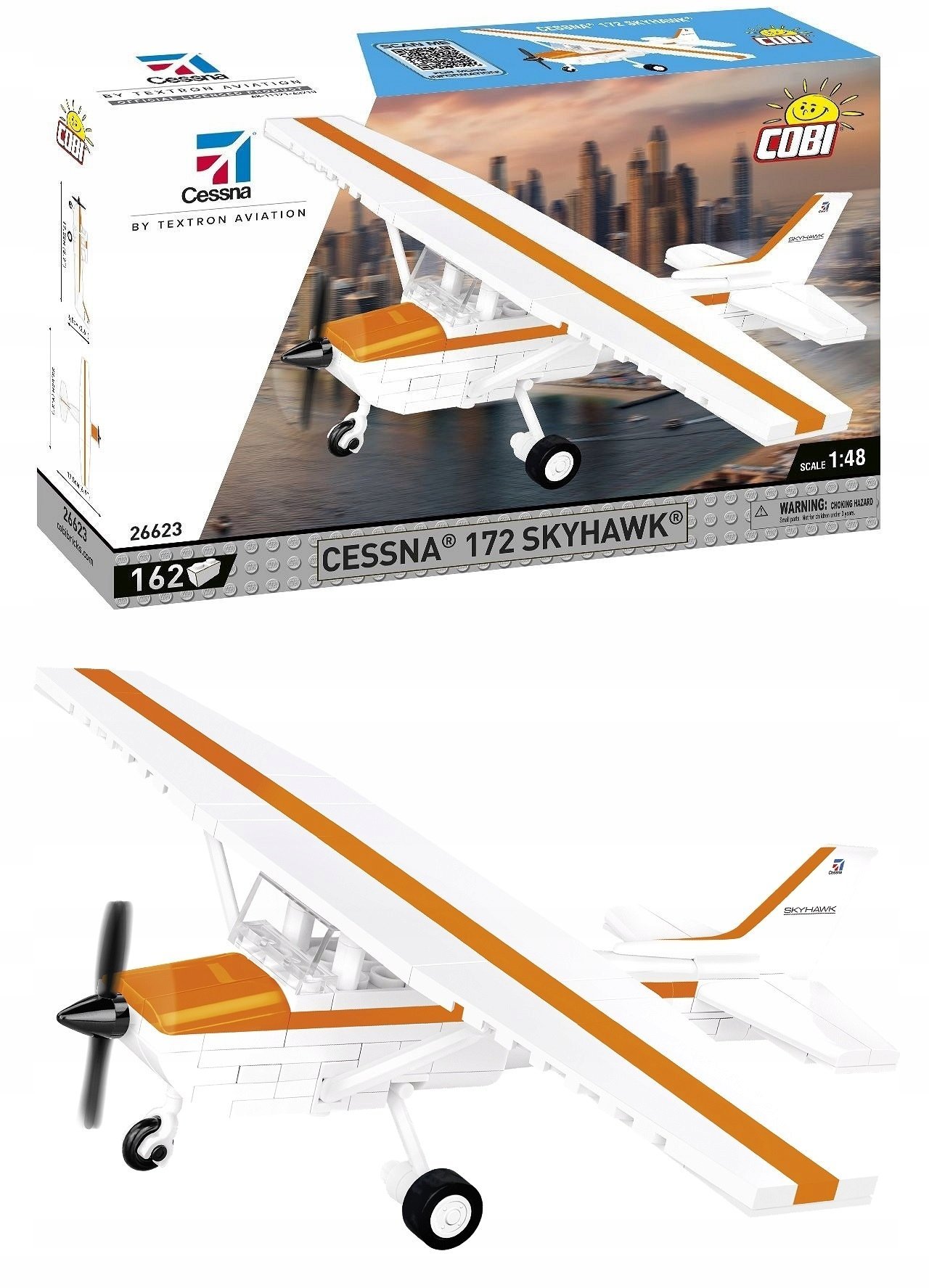 Cobi Samoloty cywil. Cessna 172 Skyhawk 162kl 26623
