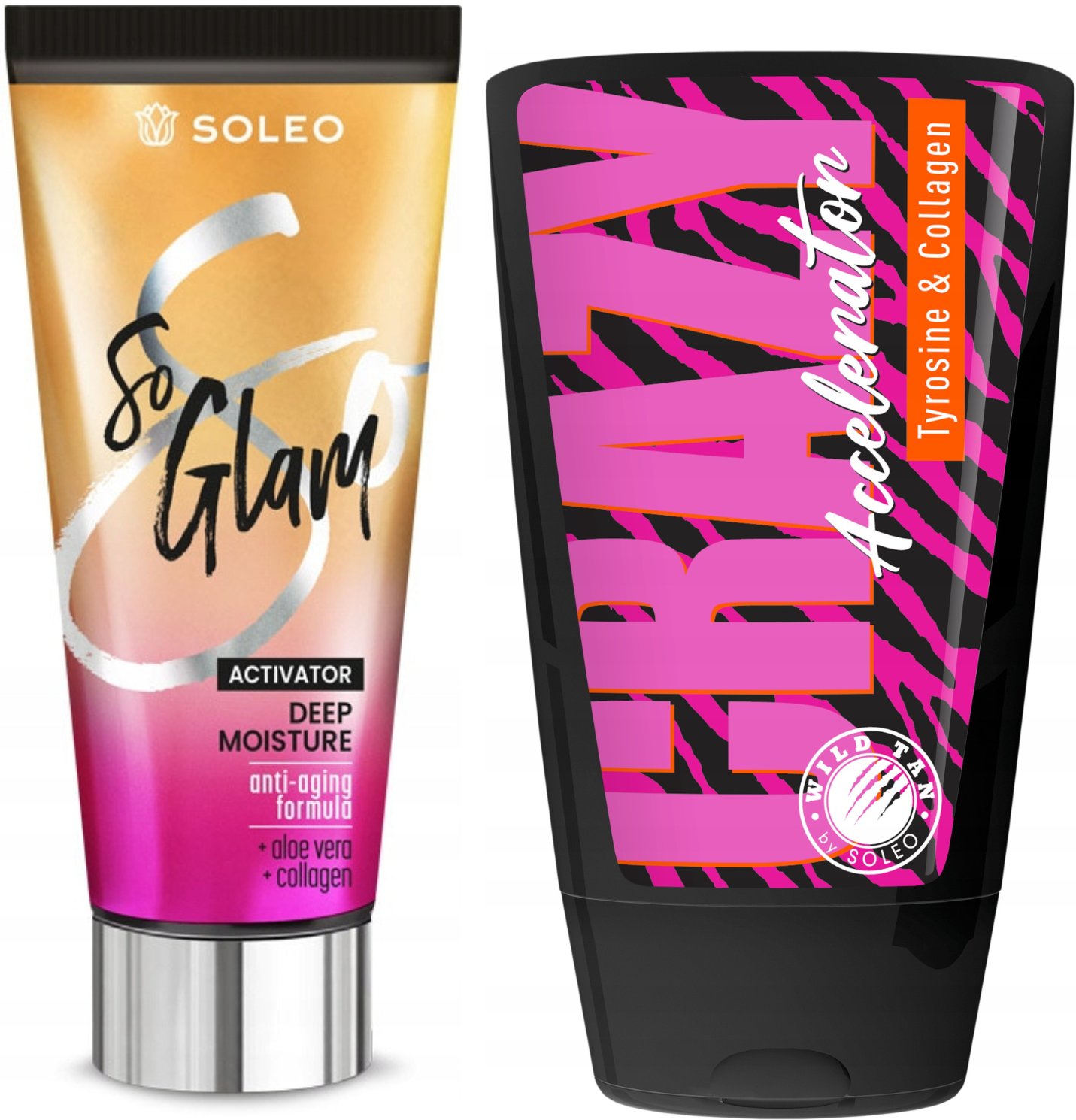 Soleo So Glam + Wild Tan Crazy Accelerator Gratis