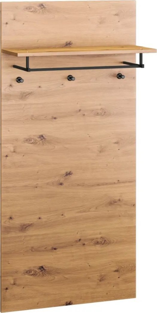 ML Meble Wieszak do przedpokoju NIKOLA 69 dąb artisan ML MEBLE