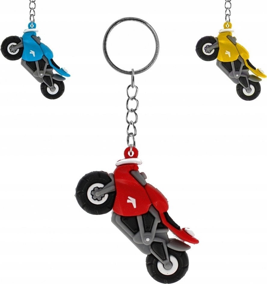 Brelok silikonowy motocykl 12szt