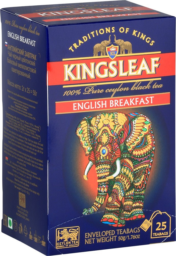 Kingsleaf Herbata czarna English Breakfast 25 kopert