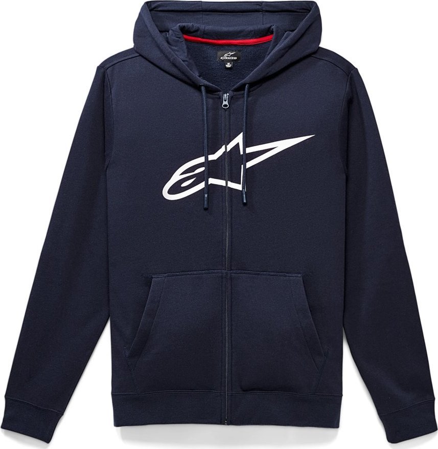 Alpinestars Bluza z kapturem ALPINESTARS AGELESS II ZIP HOODIE, Nav/White Rozmiar: L