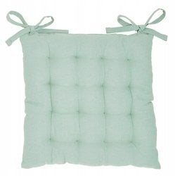 Bawełniana poduszka na krzesło kuchenne COMFORT, wiązana, 38 x 38 cm