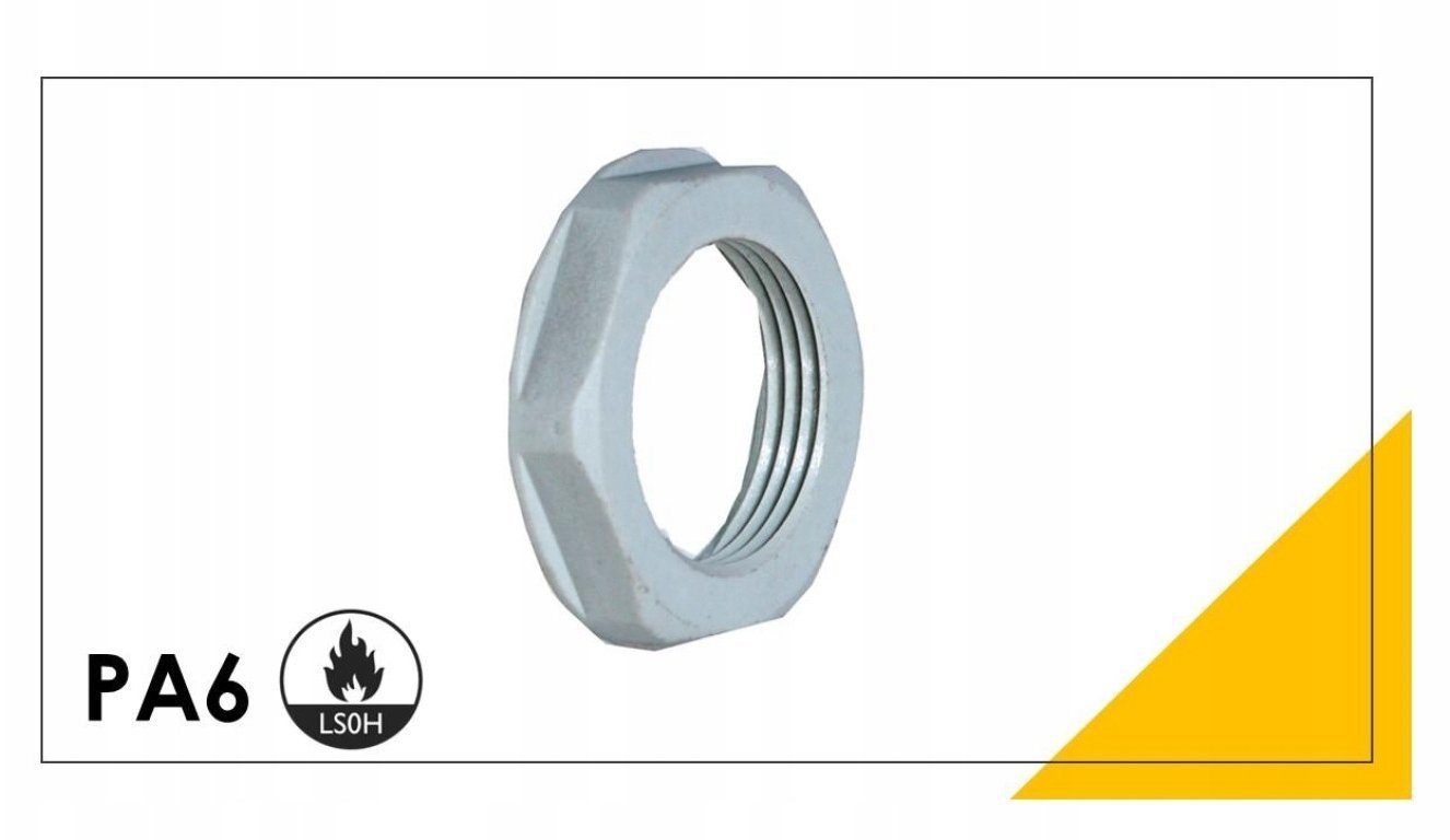 Nakrętka poliamidowa M25x1,5 szara 798.325.0 /1szt./