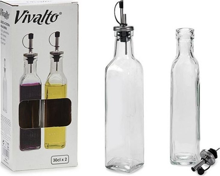 Vivalto Dozownik do octu Vivalto Przezroczysty (300 ml) (0,3 L) (5,5 x 25,5 x 11 cm) (5 x 25 x 5 cm) (30 cl)