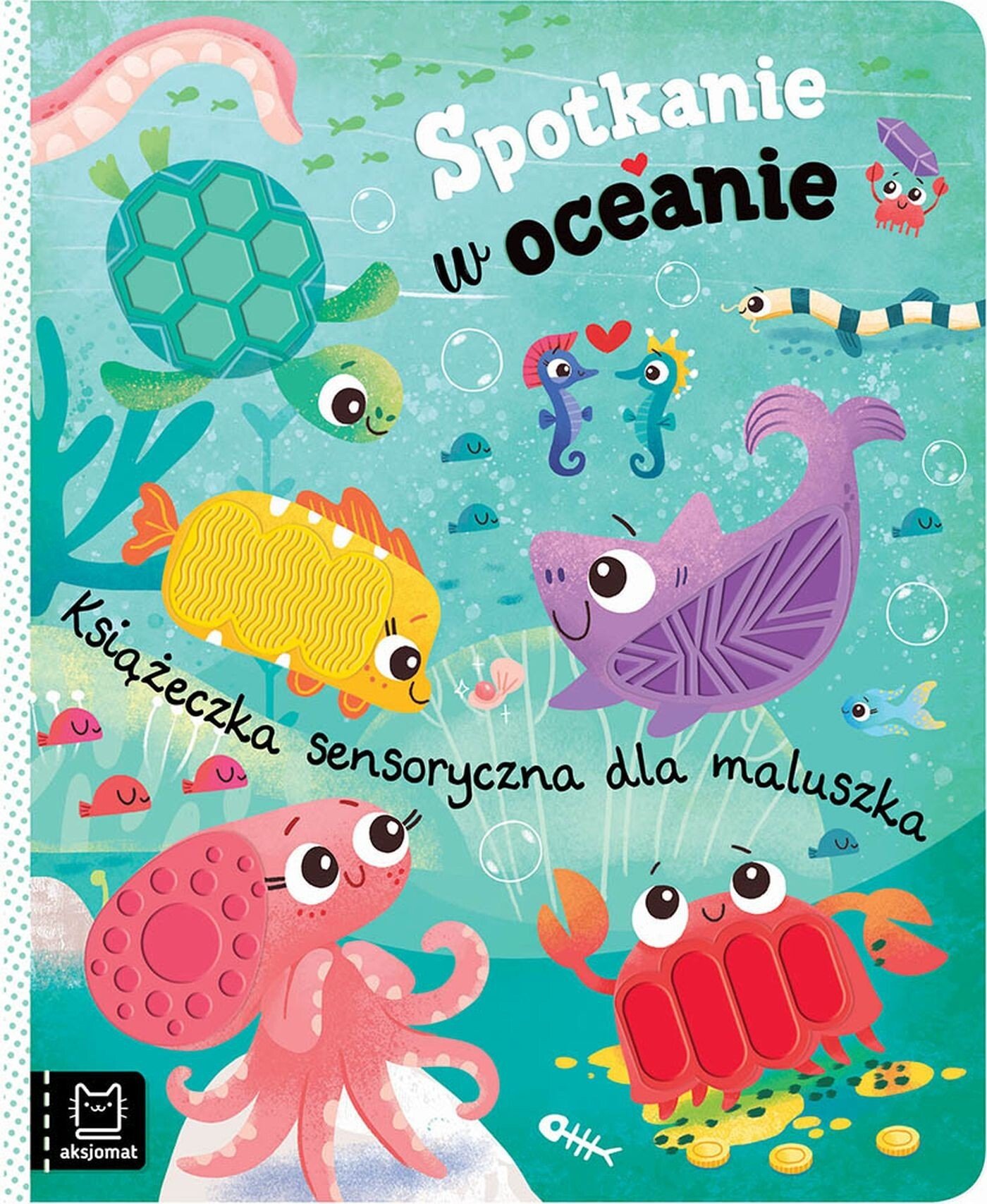 Spotkanie w oceanie. Książeczka sensoryczna