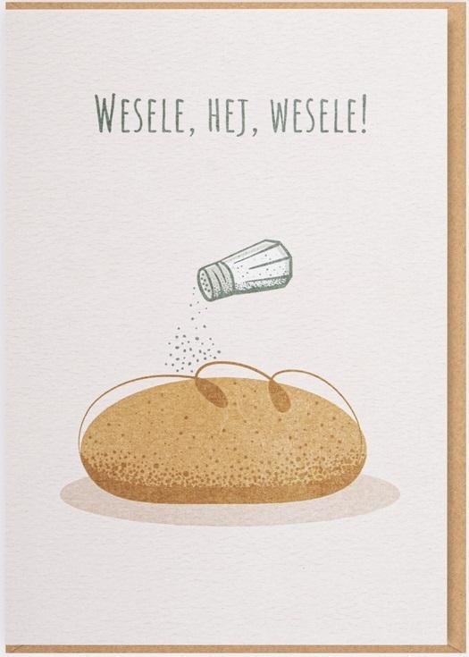 Nadwyraz.com Karnet Ślub - Wesele, hej, wesele!