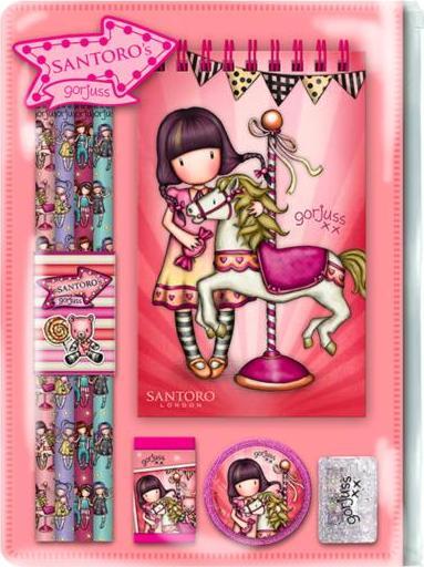 Santoro Zestaw Przyborów Szkolnych Gorjuss Fairground