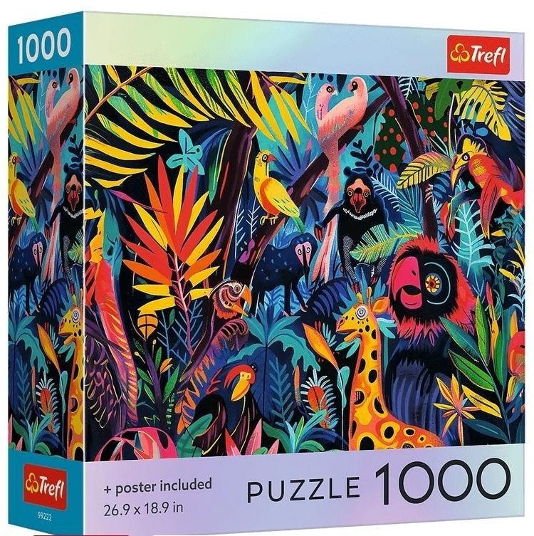Puzzle 1000 USA Collection: In the Jungle TREFL