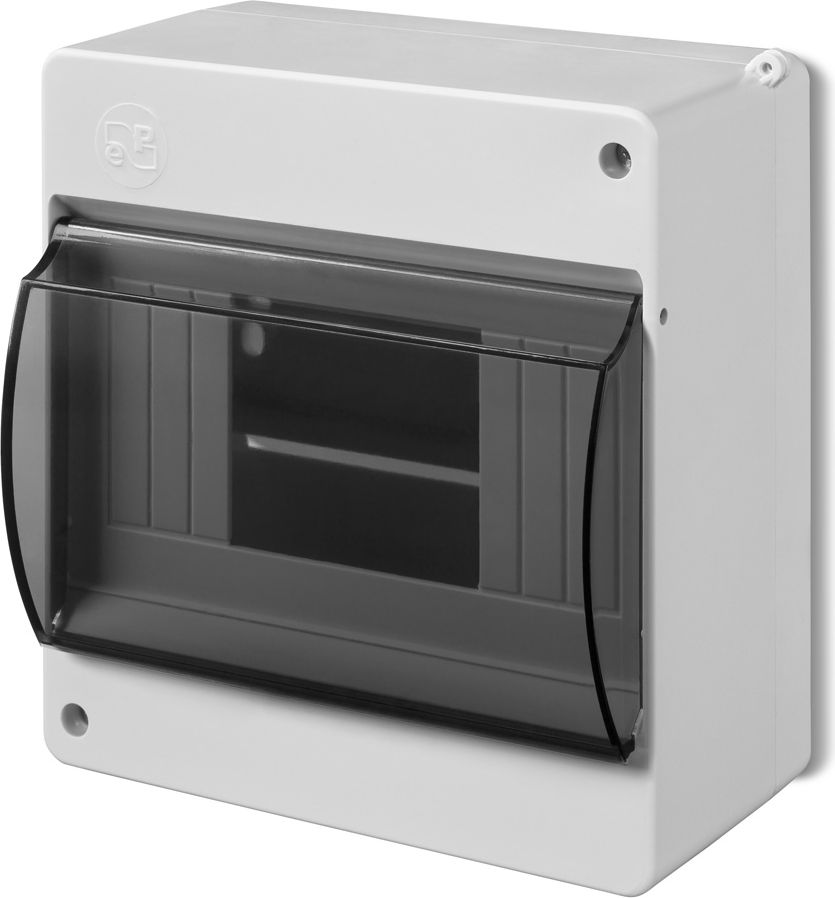 Elektro-Plast Rozdzielnica modułowa 1 x 6 natynkowa IP20 z pokrywą dymną MINI S-6 N+PE (2306-11)