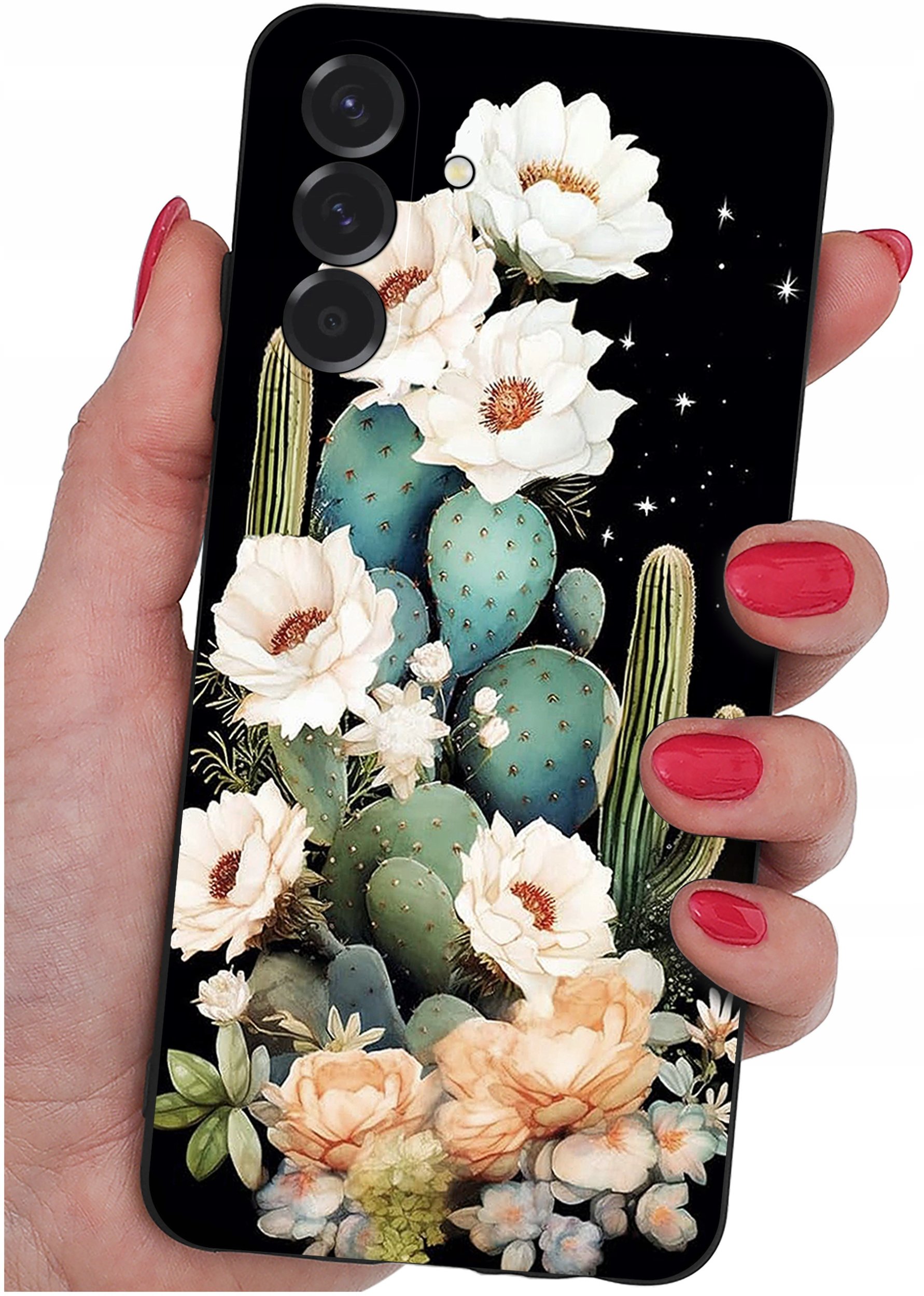 ETUI do Samsung A26 5G | WZORY | SILIKONOWE MATT CASE + SZKŁO 9H