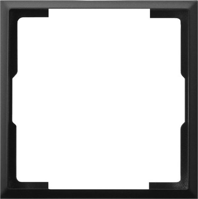 Ospel ARIA Ramka ozdobna do gniazd: wtyczkowych pojedynczych, teleinformatycznych i ściemniaczy czarny metalik RO-2U/33