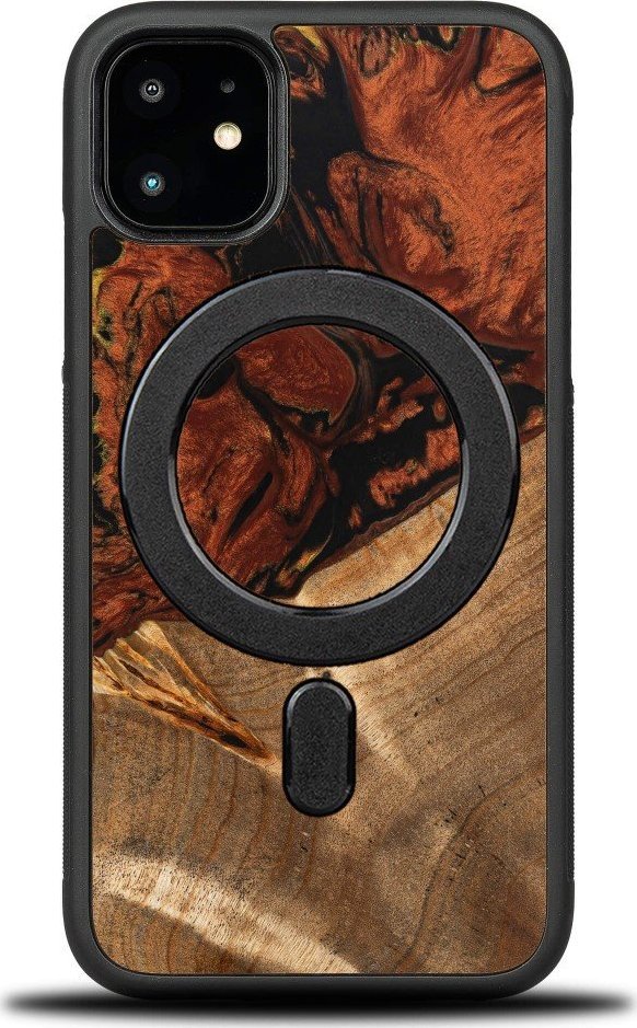BeWood Etui Bewood Unique na iPhone 11 - 4 Żywioły - Ogień z MagSafe