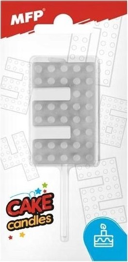 MFP paper świeczka do tortu nr 3 szara 8800095
