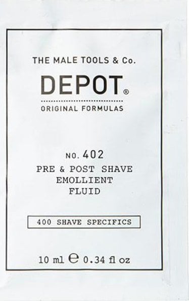 Molton Brown Depot, 400 Shave Specifics No. 402, Essential Oils, Soothing, Pre & Post Shaving Fluid, 10 ml For Men