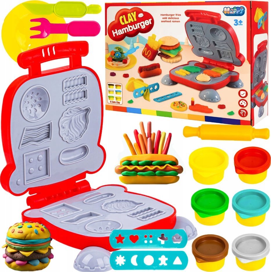 Ciastolina Maszynka Do Ciastoliny Opiekacz Hamburger Masa Plastyczna