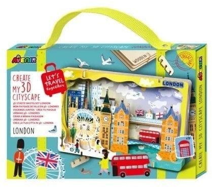 Puzzle Stwórz pejzaż miejski 3D - Londyn