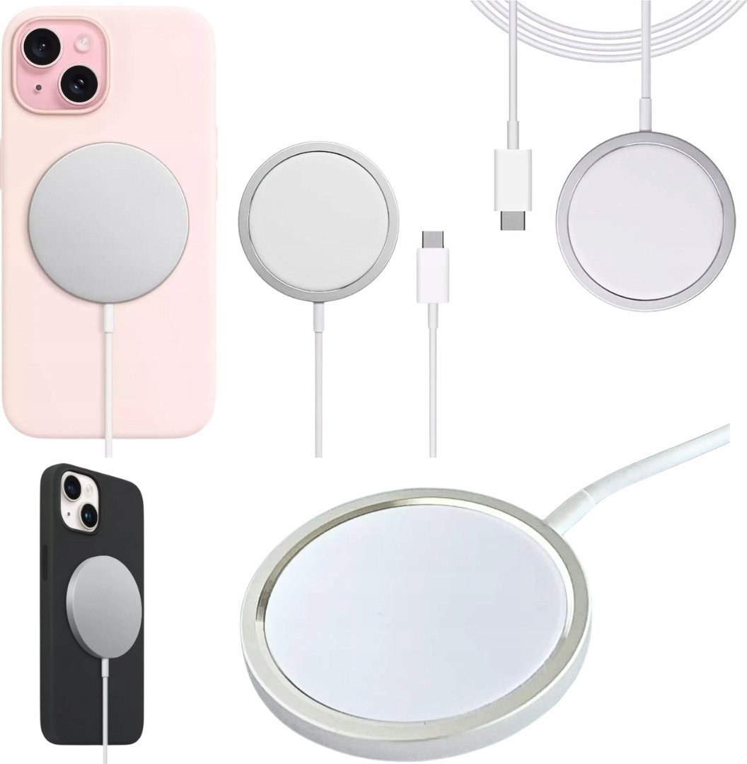 Ładowarka . DENMEN ŁADOWARKA INDUKCYJNA MAGNETYCZNA IPHONE DW02