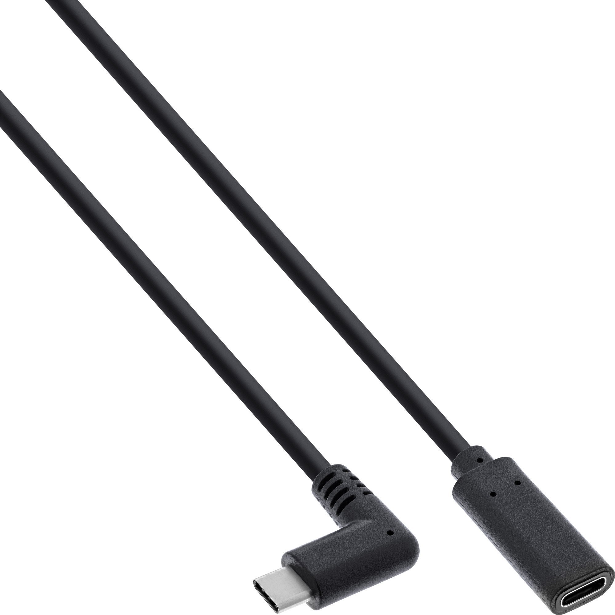 Kabel USB InLine USB-C - USB-C 2 m Czarny (35782)