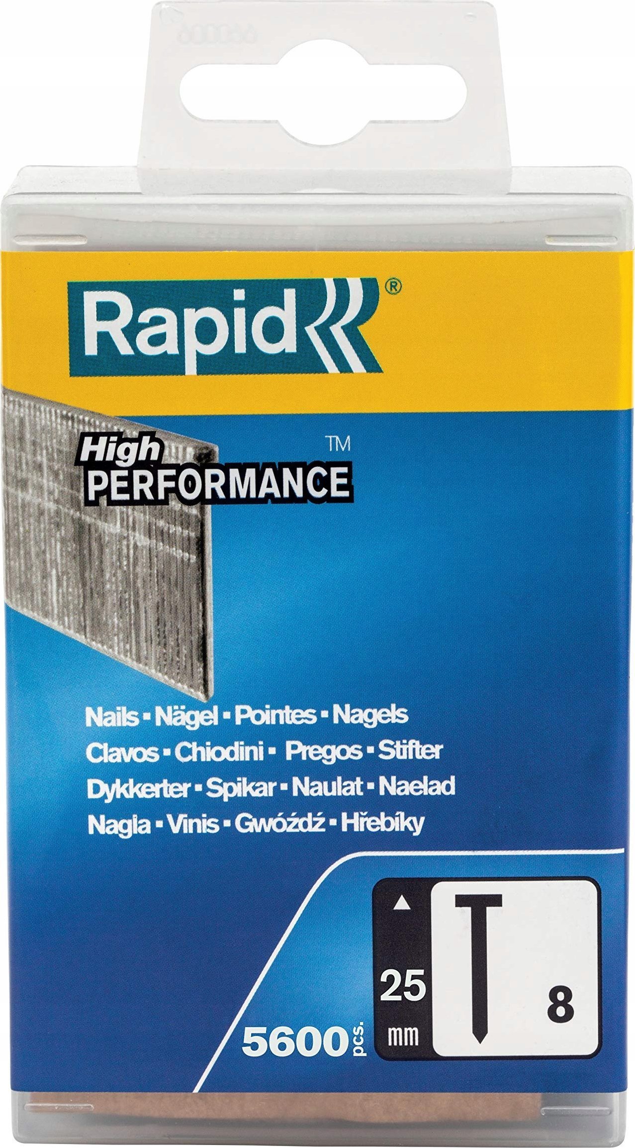 Rapid Sztyfty nr 8 (25 mm) - opakowanie 5600 szt.
