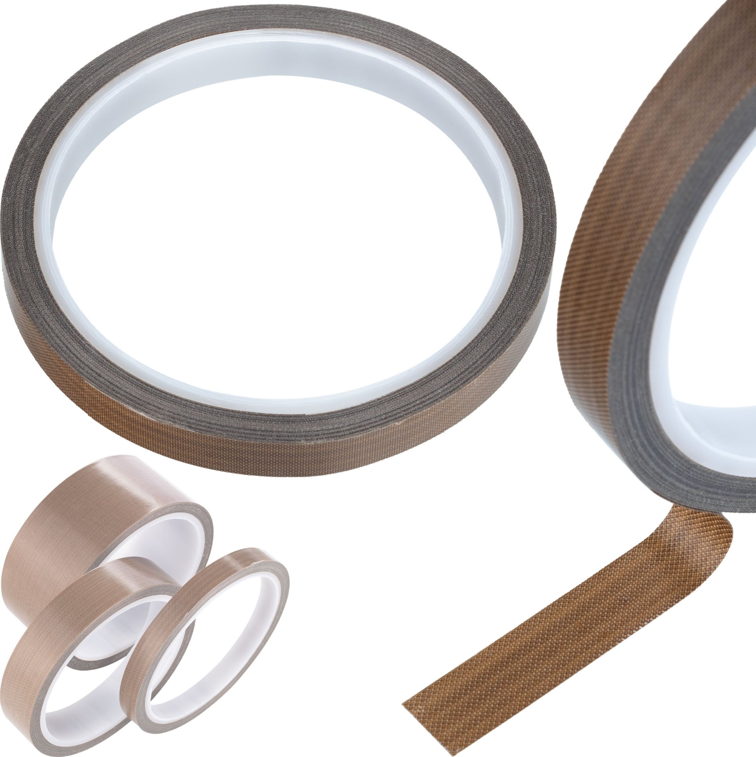 Rosfix TAŚMA TEFLONOWA OCHRONNA 300C Z KLEJEM DO ZGRZEWARKI 10M 0,18MM 30MM HQ