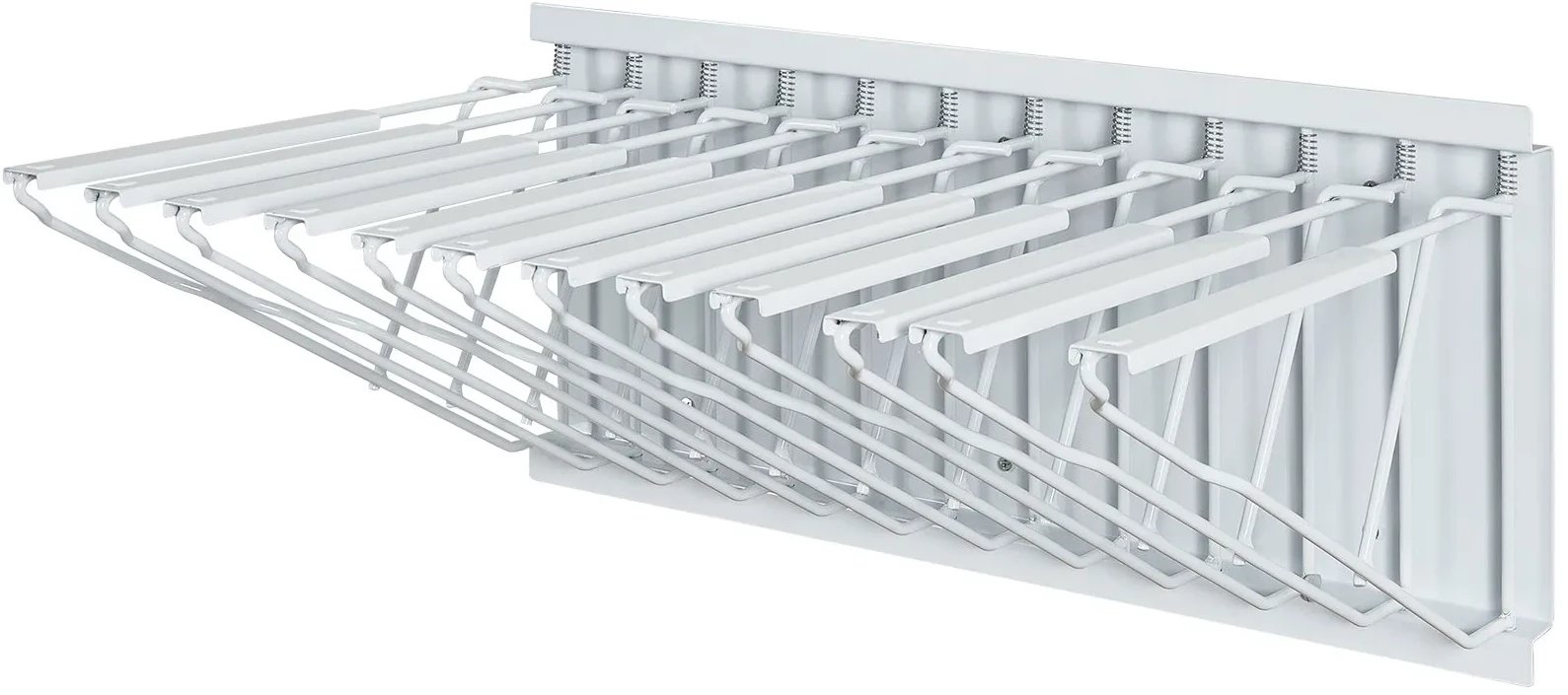 Półka na Dokumenty Ścienna Wieszak A0-A1 12 Uchwytów Obrotowych