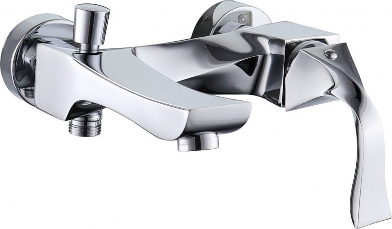 Bateria wannowa Mexen Estrella ścienne chrom