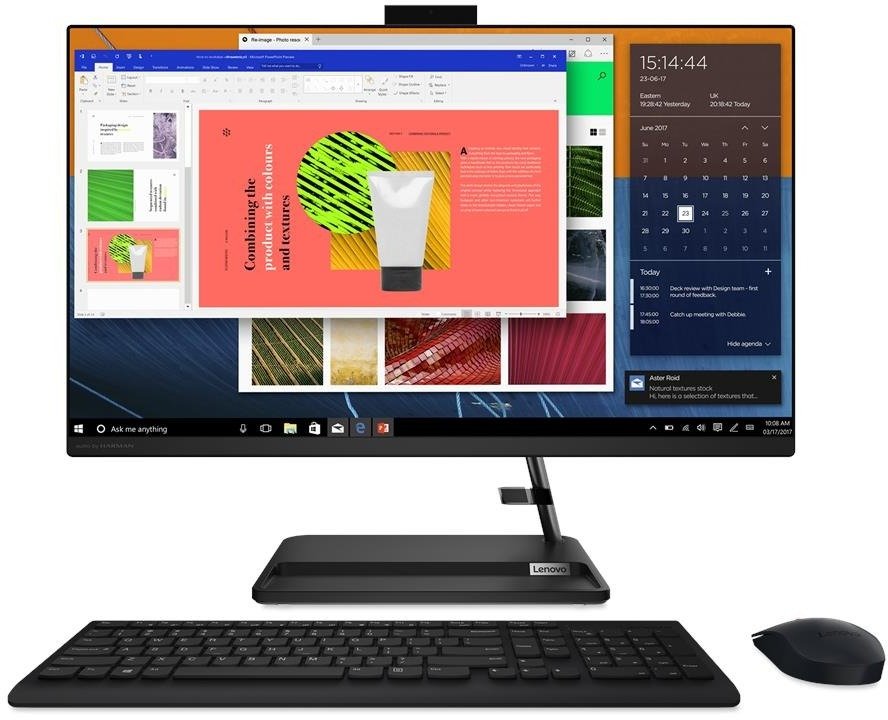 Komputer AiO Lenovo IdeaCentre 3 27ITL6 / F0FW00N1NY / Intel i7 / 16GB / 1TB / Intel Iris Xe / FullHD / Win 11 Pro / Czarny