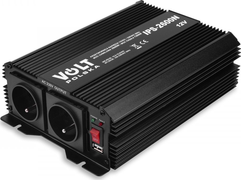 Przetwornica Volt IPS 2600 N 12/230V (1300/2600W) (3IPSN26012)