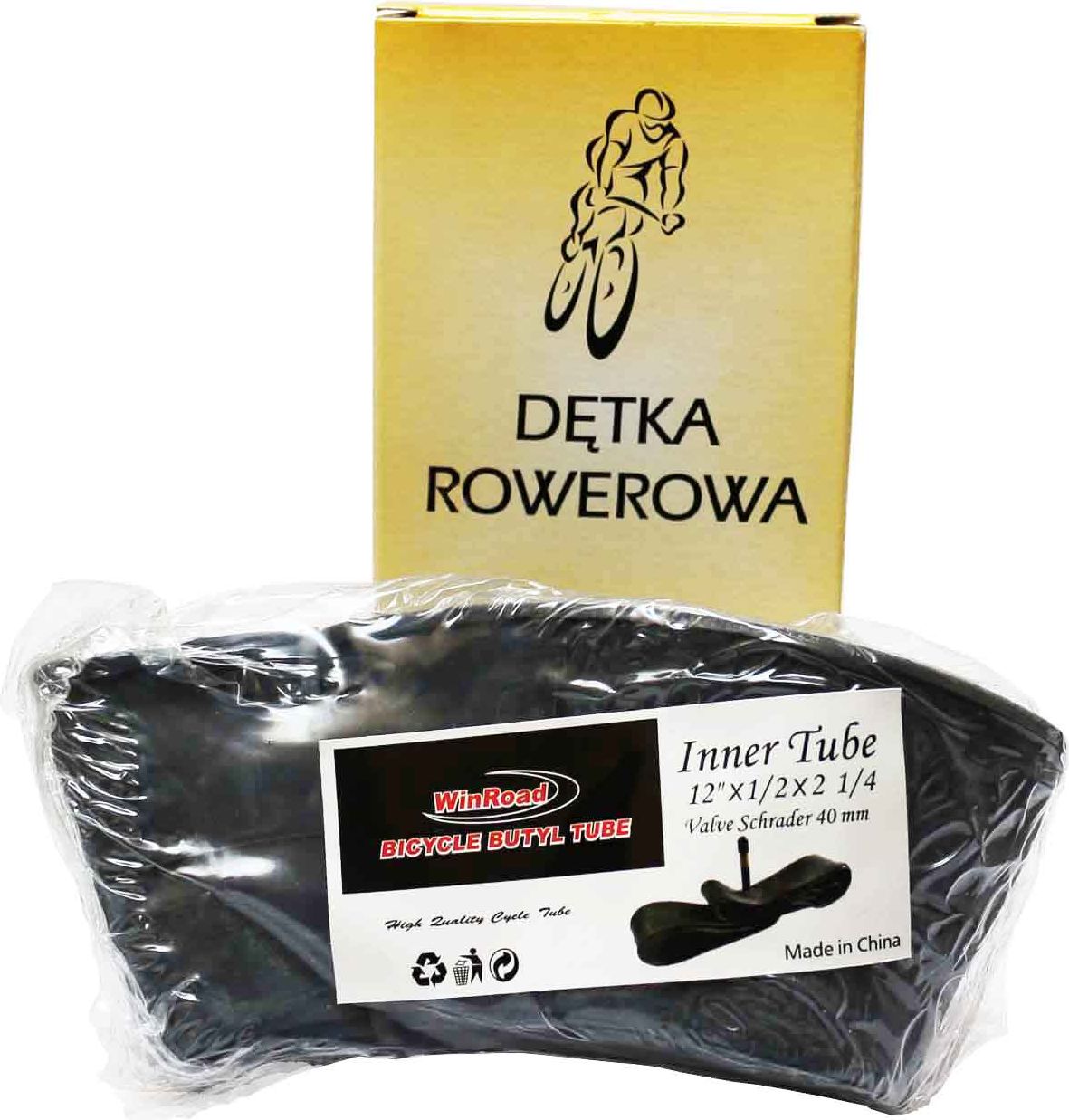 WinRoad Dętka 12 1/2 x 2 1/4 wentyl Schraeder 40 mm box rjx