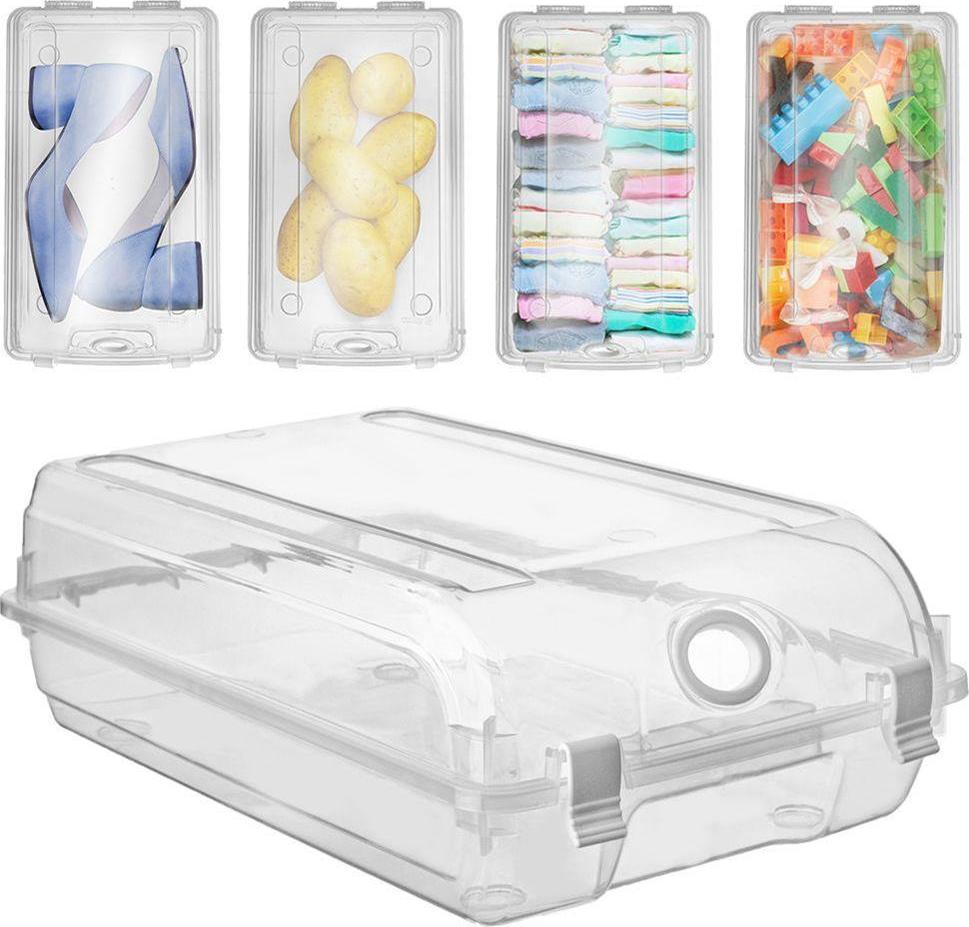 Orion Pojemnik organizer pudełko zamykane na buty obuwie do przechowywania butów 33x19 cm