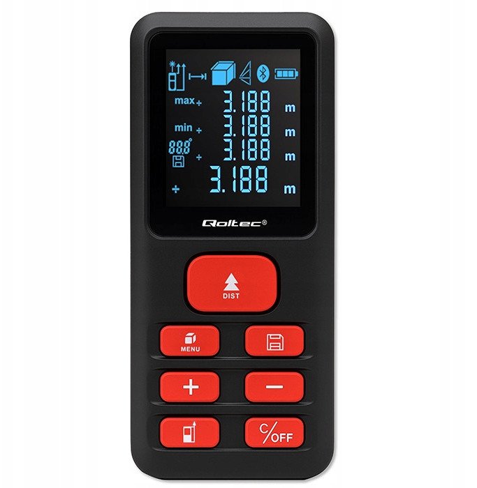 Cyfrowy dalmierz laserowy | podwietlany LCD | 120m