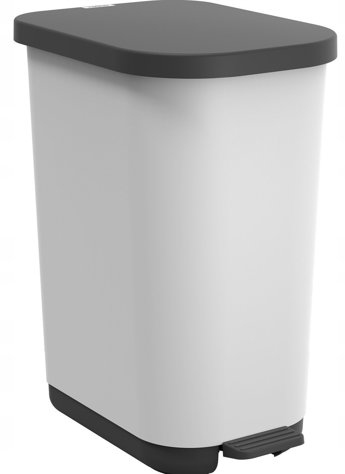 Rotho kosz na śmieci z pedałem RIBO biały 35L