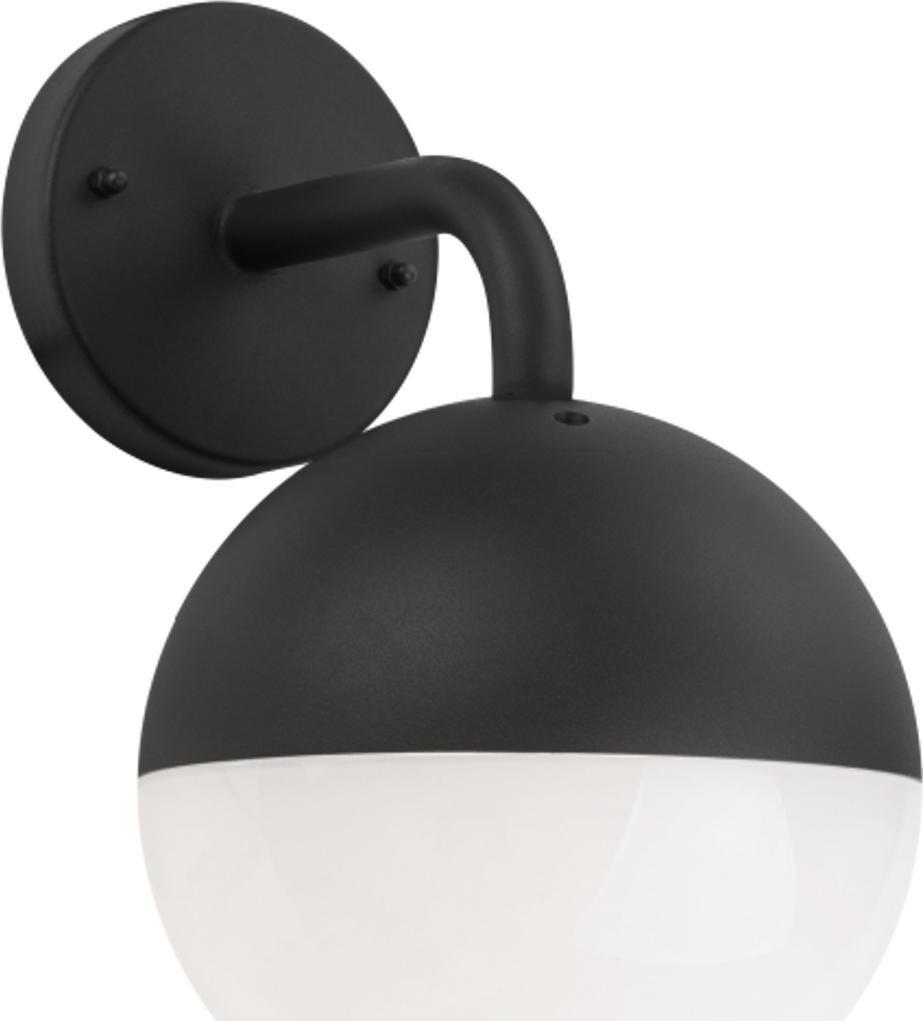 Kinkiet Polux Lampa kinkiet ogrodowy ULSA dół czarna IP44 E27 Polux