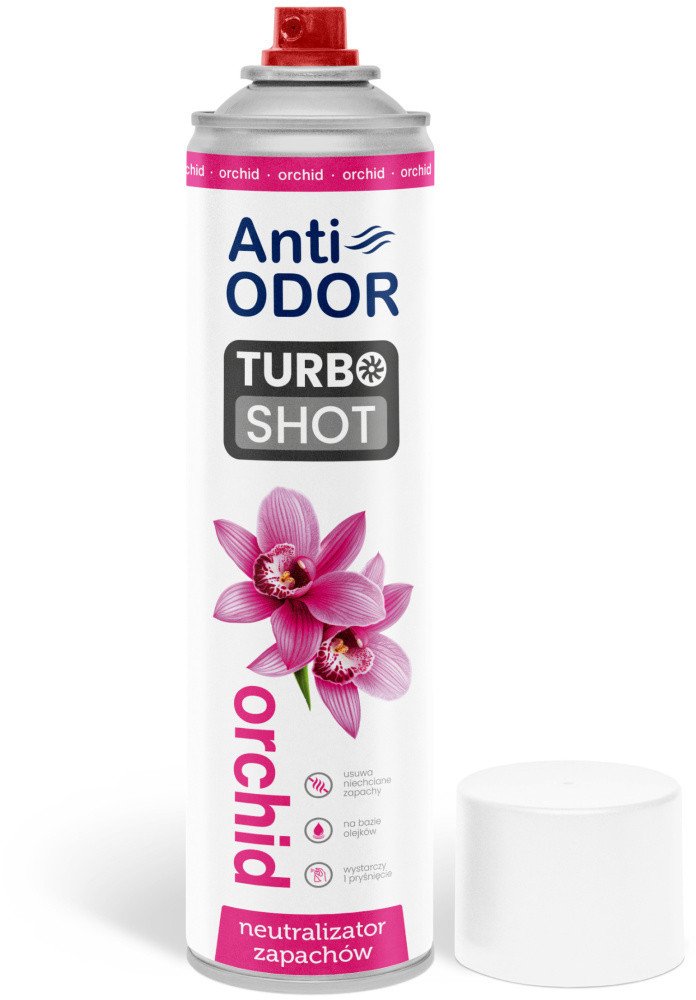 Anti-ODOR Turbo Shot odświeżacz powietrza Orchid 600 ml