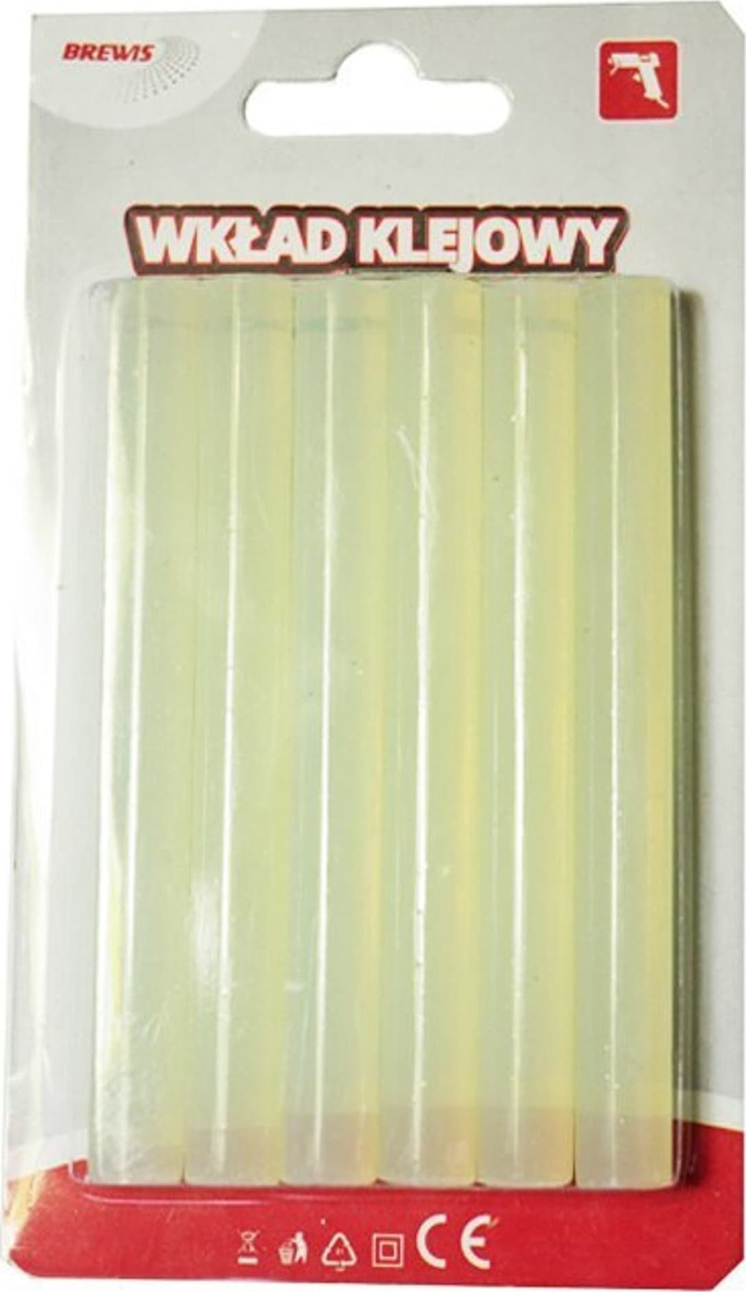 Wkłady klejowe BREWIS Wkład do pistoletu przeźroczysty 11mm 6szt