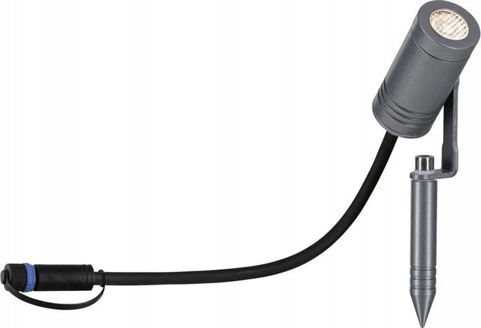 Paulmann Reflektor ogrodowy Plug & Shine RADIX LED 6W 600lm 3000K IP65 24V szary / aluminium