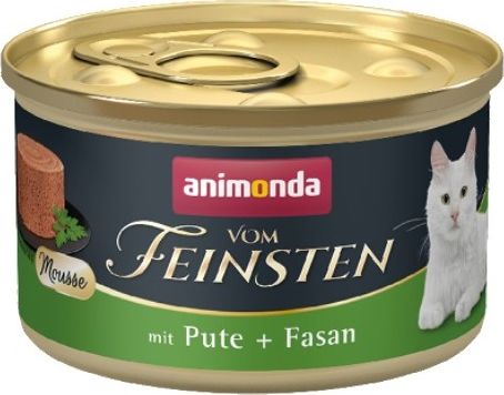 Animonda KOT V.FEINSTEN MOUSSE INDYK, BAŻANT puszka 85g