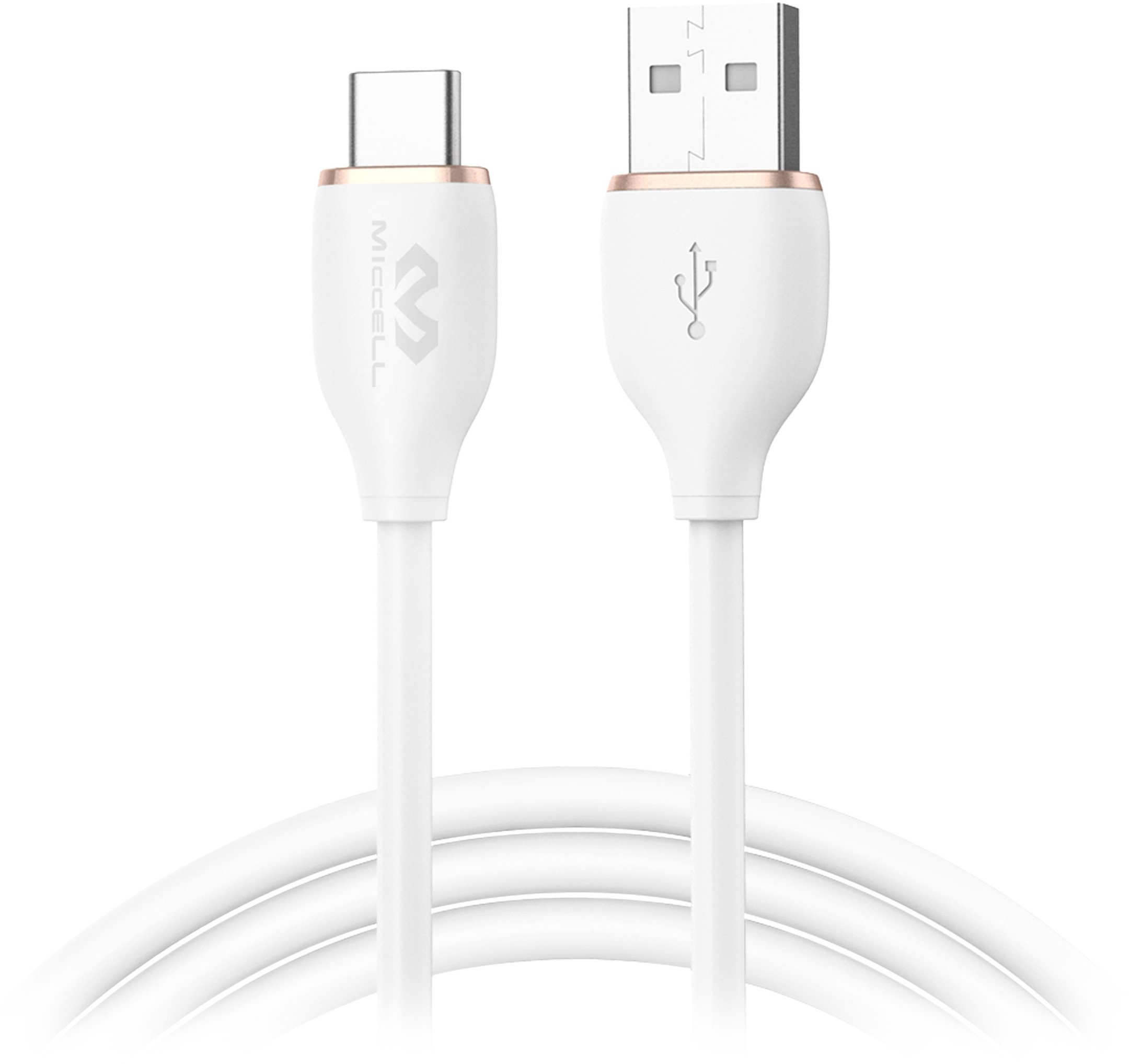 Kabel USB Orno USB-A - USB-C 1.5 m Biały