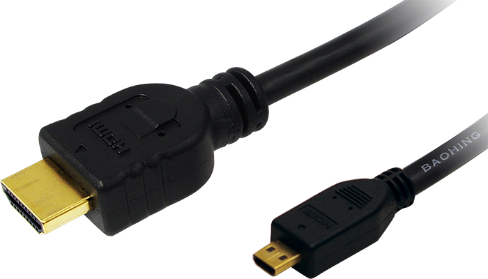 Kabel LogiLink HDMI Micro - HDMI 1m czarny (CH0030)