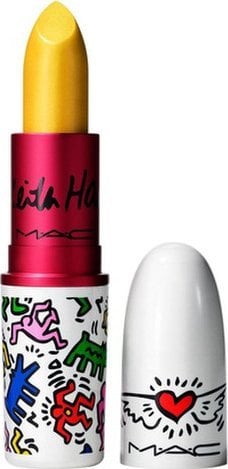 MAC MAC, Viva Glam X Keith Haring, Longwear, Cream Lipstick, Yellow, 3 g For Women