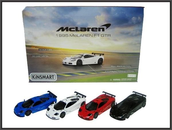 Hipo McLaren F1 GTR 1995 4 kolory 1:34 (HXKT229)