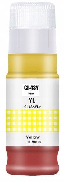 PRISM Canon Tusz GI-43Y Yellow 8k 100% new 70ml ink bottle