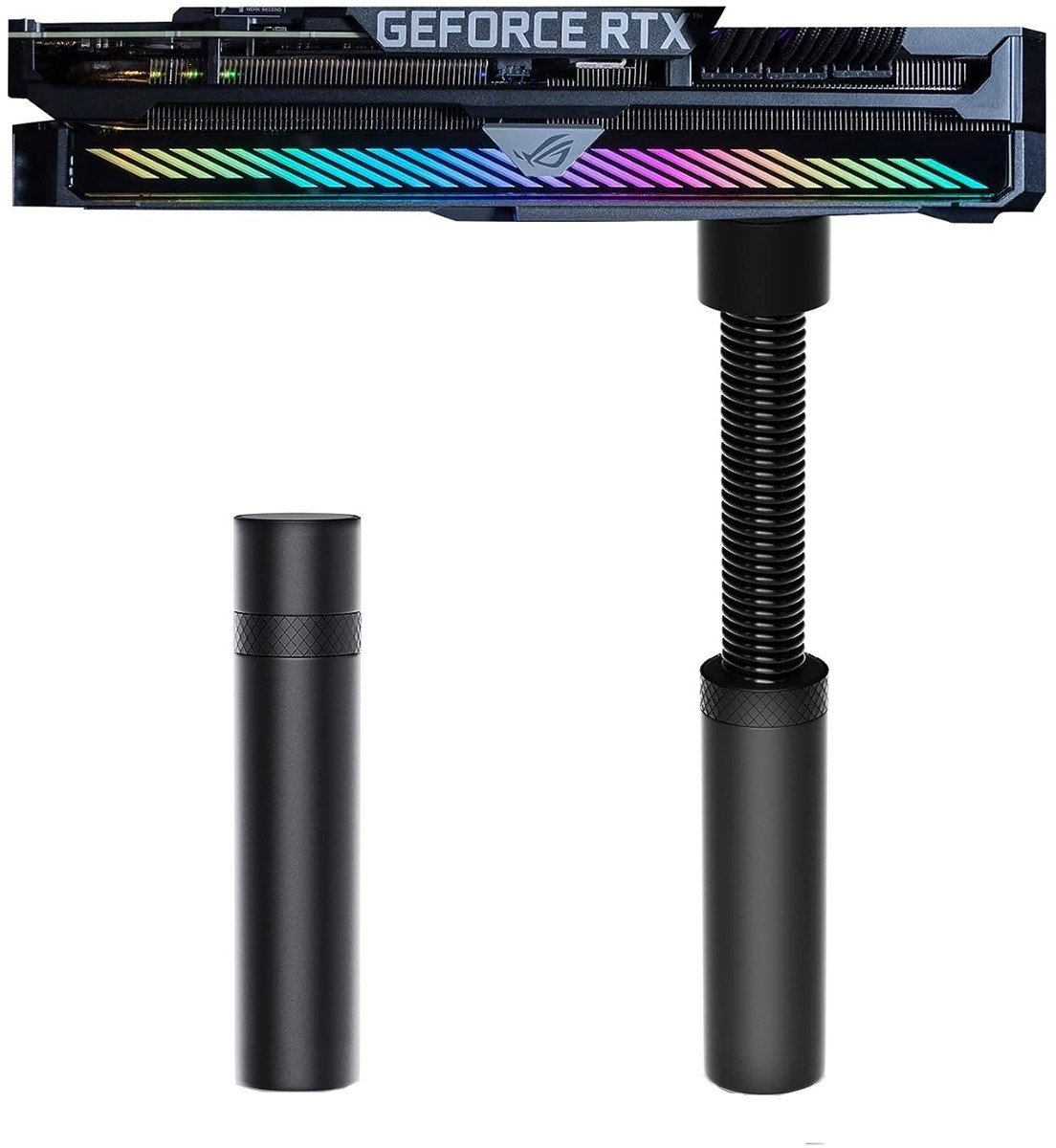 Stojak pod kartę graficzną magnetyczny 49-80mm, czarny