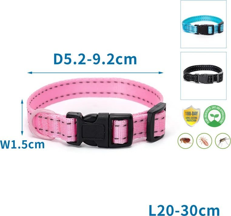 Nobleza Obroża przeciw wszom dla psa trzy kolory Obroża przeciw wszom dla psa trzy kolory