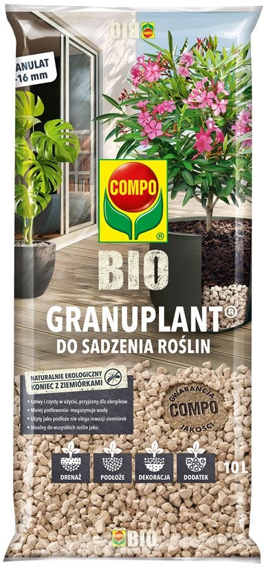 BIO Granuplant do sadzenia roślin 8-16 mm 10 l